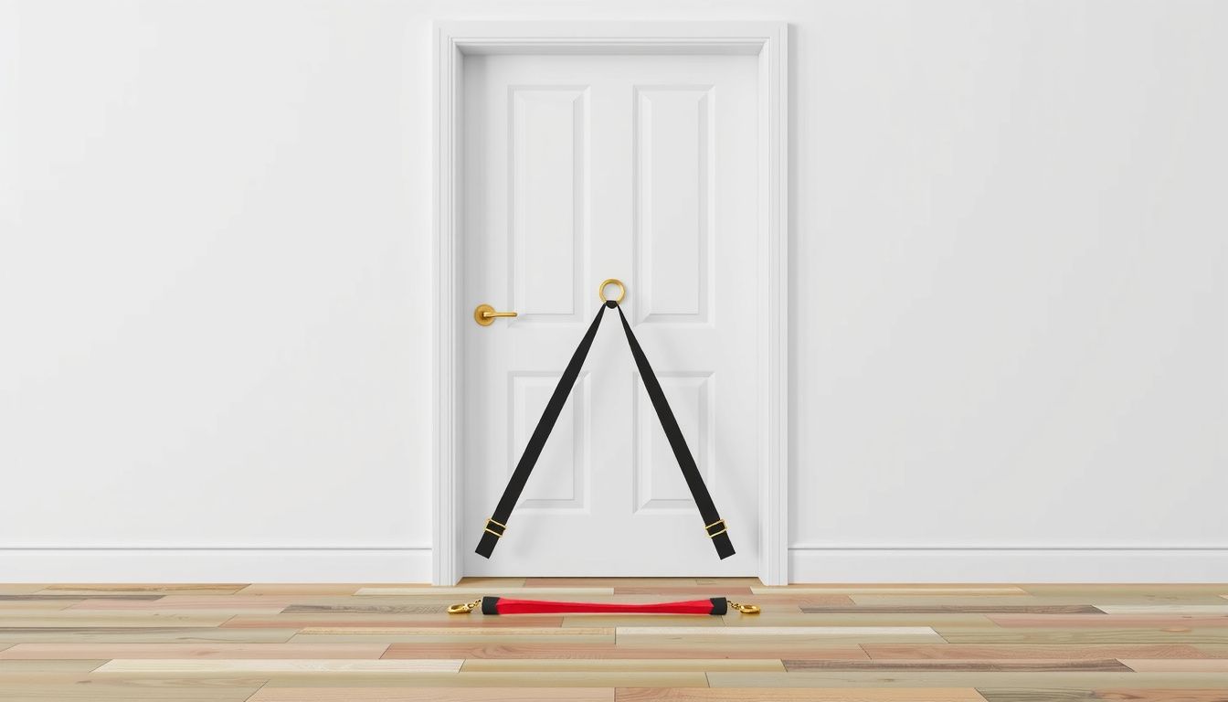 how to use door anchor with resistance bands