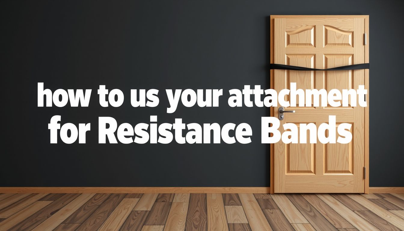 how to use door attachment for resistance bands