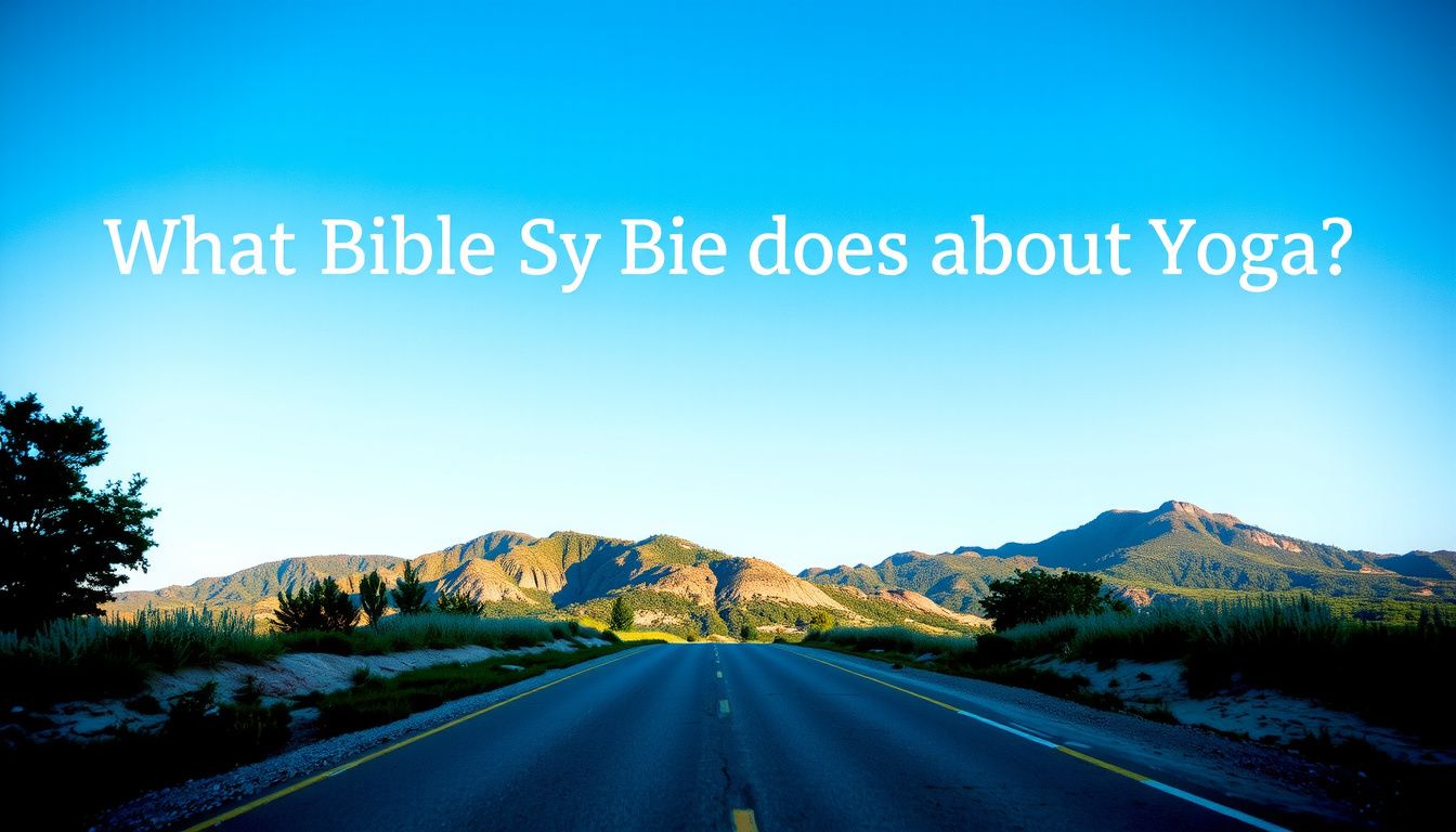 what does the bible say about yoga